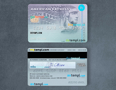 USA Discover bank amex platinum card