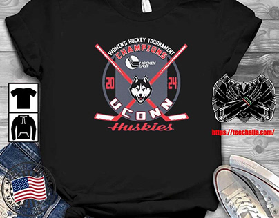 UConn Huskies 2024 Hockey East Champions T-shirt