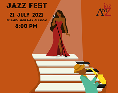 AtoZ Jazz festival - Illustration - Final Project