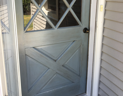 Glazed exterior door