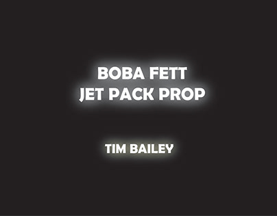 Boba Fett jet pack prop