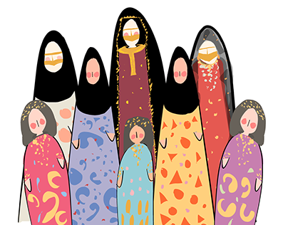 Traditional Emirati Women