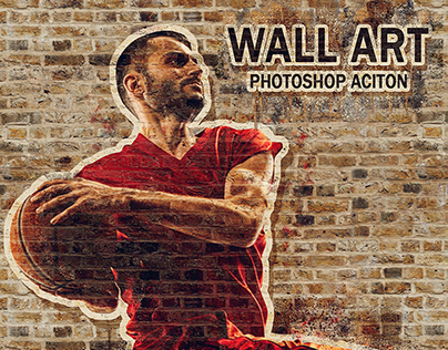 Wall Art Photoshop Action