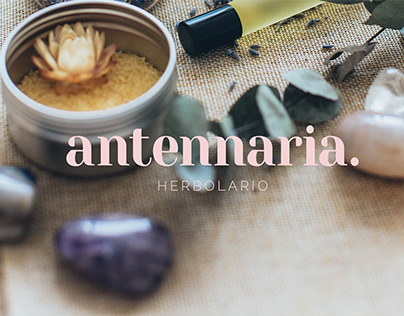Project thumbnail - identidad corporativa | Antennaria - Herbolario