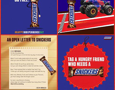 Ad campaign for SNICKERS