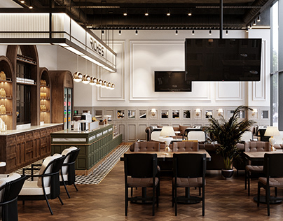 Shisha Lounge Restaurant Interior Design Project