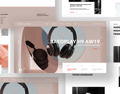 BAND AND OLUFSEN WEBSITE