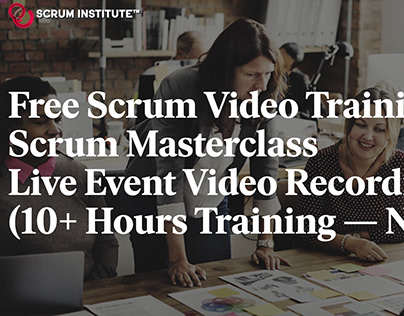 Scrum Institute Free Scrum Video Training