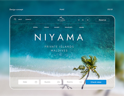 Niyama Hotel Website Design