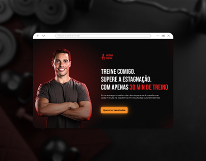 Página de vendas - Antônio Arruda