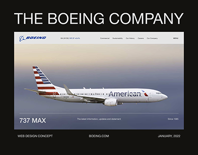 Boeing — New website redesign