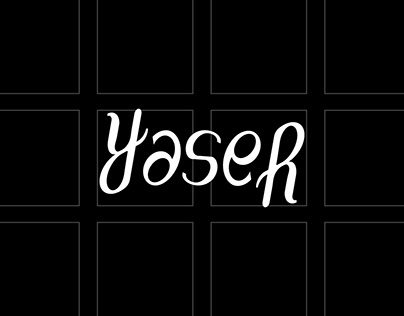Yaser wordmark logo design