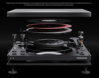 Project thumbnail - VINYL TURNTABLE CONCEPT - Music Everywhere