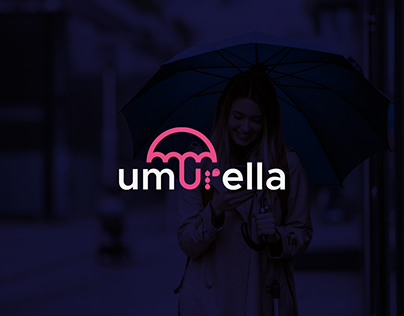 Umbrella modern luxury logo design - unused