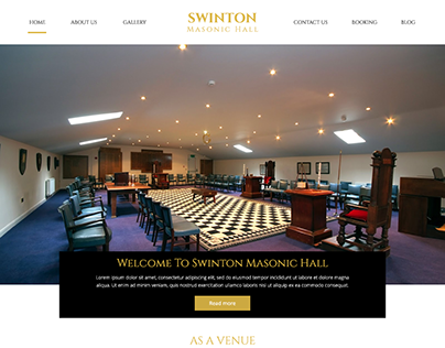 Masonic hall web design