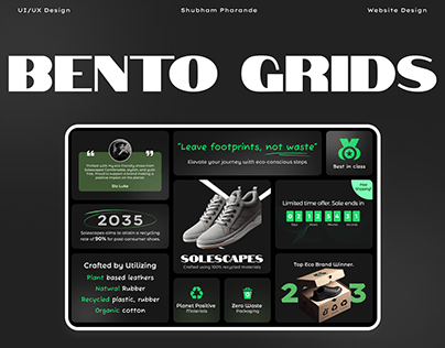 Bento Grid Website