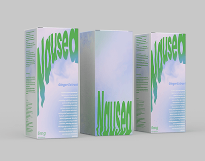 Nausea medicine packaging design