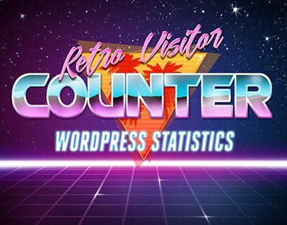 Retro Visitor Counter For WordPress