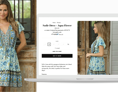 Website Design and Development - Fashion E-Commerce