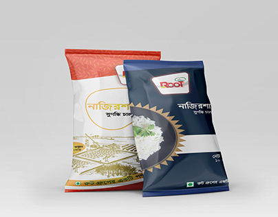 Rice Sack packet Design