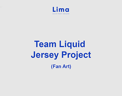Team Liquid 2020 Jersey Project (Fan Art)