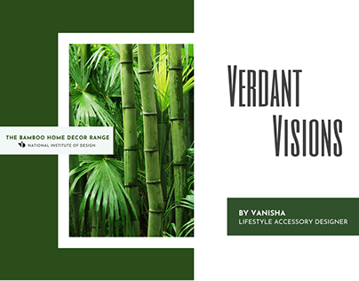 Verdant Visions- The Bamboo Home Décor Project