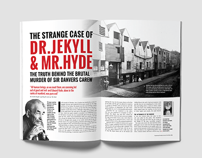 Jekyll & Hyde - Magazine Spread Designs