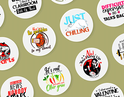Custom stickers for POD platforms, Redbubble, Etsy