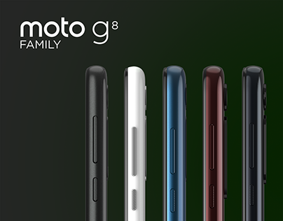 Project thumbnail - Moto G8 Family - CGI process