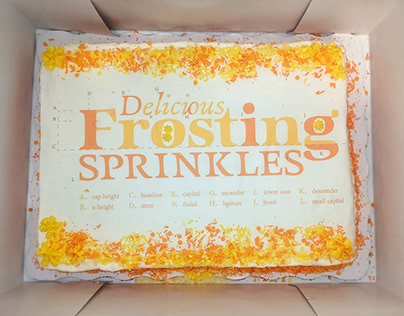 Delicious, Frosting, Sprinkles (Cake Type Design)