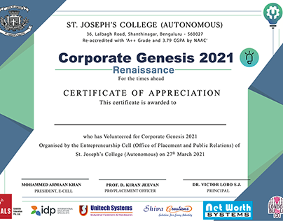 Corporate Genesis 2021