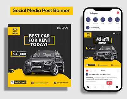 Car Social Media Post Design