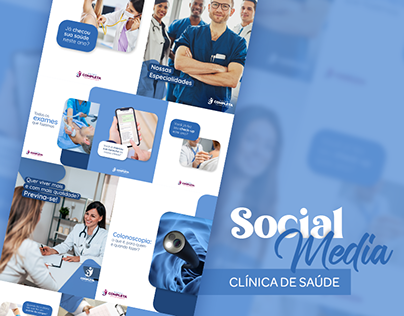 social media - clínica de saúde