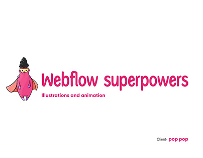 webflow superpowers-illustrations(poppop studio)
