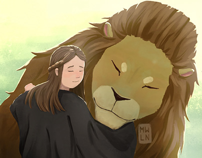 Lucy and Aslan