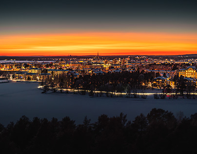 Winter solstice in Luleå, Sweden