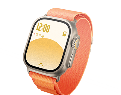 Smart watch lock screen design