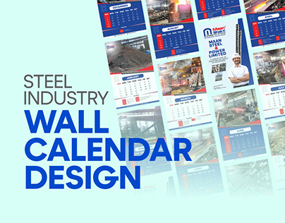 Wall Calendar Design | Steel Industry
