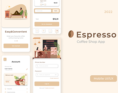 Espresso - Coffee Shop App (Mobile)
