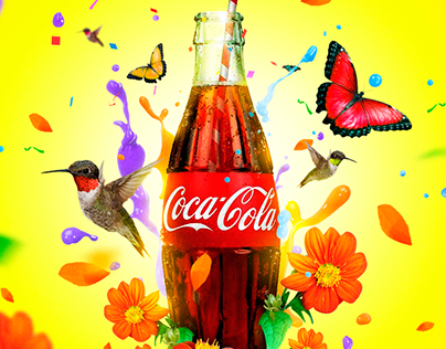 Gráfica Coca Cola, proyecto académico #DiseñoDigital