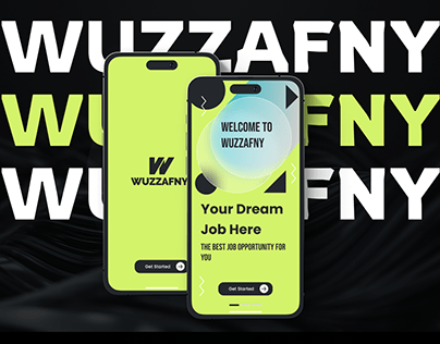 Wuzzafny job finder Mobile App Ux/ui Casy Study