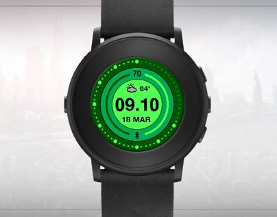 Future Time watchface for Pebble smartwatches