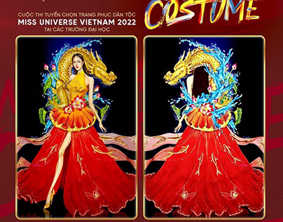 "Ca Chep Hoa Rong" top40 National Costume MUVN2022