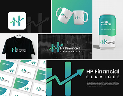 HP Financial Services Logo & Brand identity design