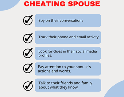 How to Catch a Cheating Spouse