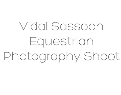VIdal Sassoon Shoot 2015