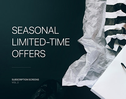 Seasonal Limited-time Offers
