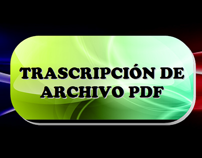Transcripción de Archivo PDF