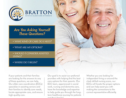 Bratton Attorneys Project (Flyer, Post Card, Invite)