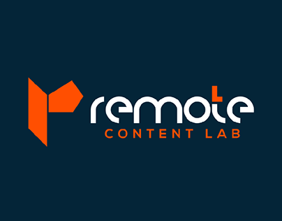 Remote Content Lab Modern and Minimalist logo design